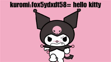 Kuromi:fox5ydxdt58= Hello kitty