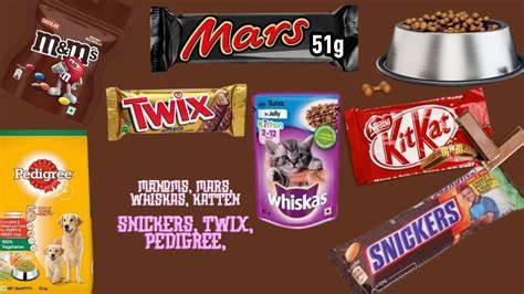 M&MS MARS WHISKAS KATTEN SNICKERS TWIX PEDIGREE