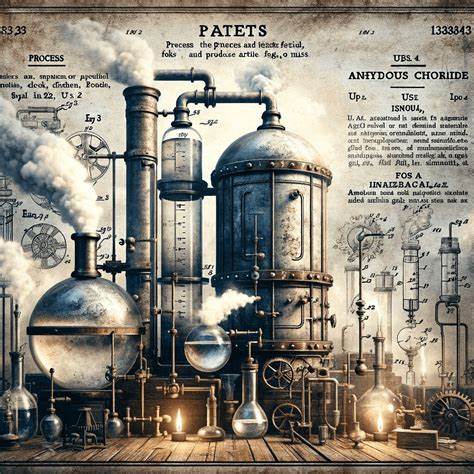 a steampunk factory with pipes and tubes